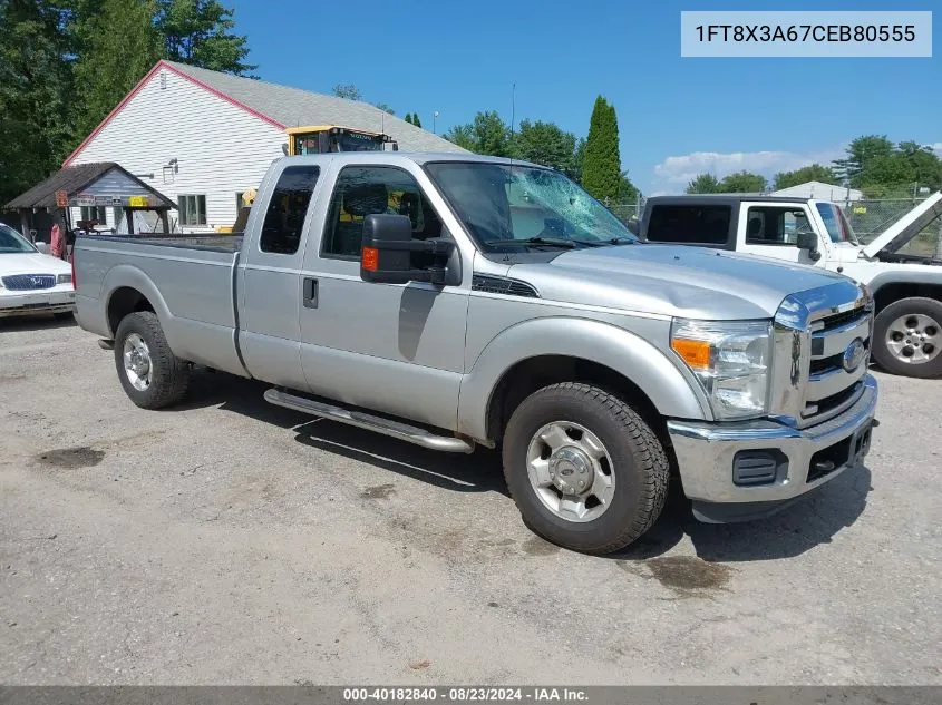 2012 Ford F-350 Xlt VIN: 1FT8X3A67CEB80555 Lot: 40182840