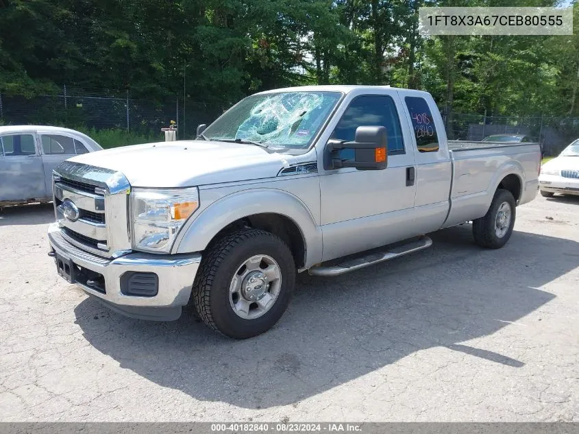 2012 Ford F-350 Xlt VIN: 1FT8X3A67CEB80555 Lot: 40182840