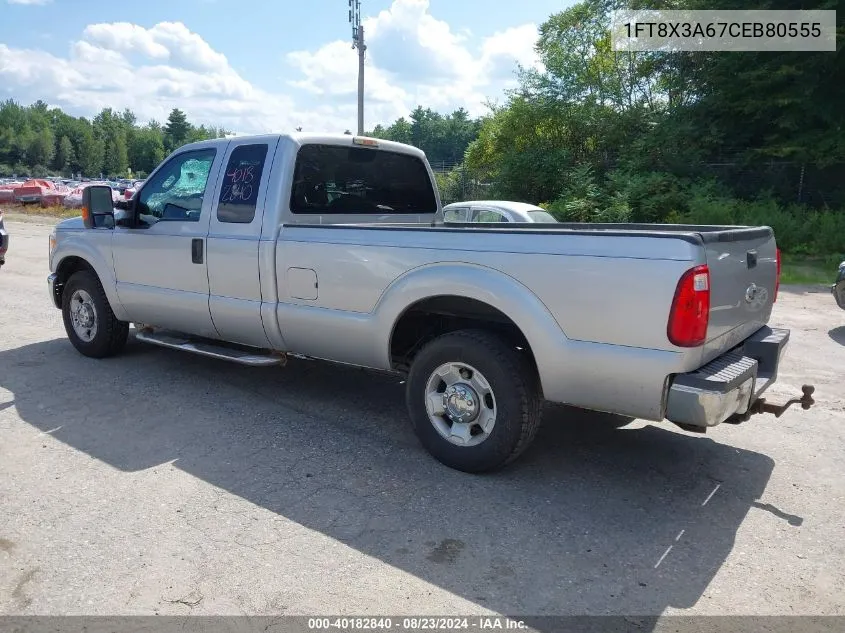 2012 Ford F-350 Xlt VIN: 1FT8X3A67CEB80555 Lot: 40182840