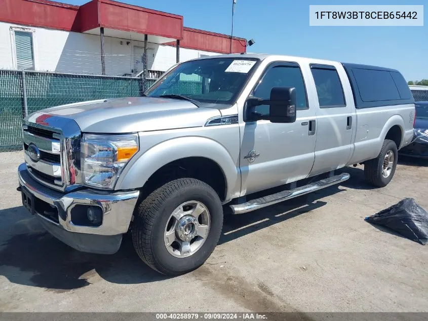 2012 Ford F-350 Xlt VIN: 1FT8W3BT8CEB65442 Lot: 40258979