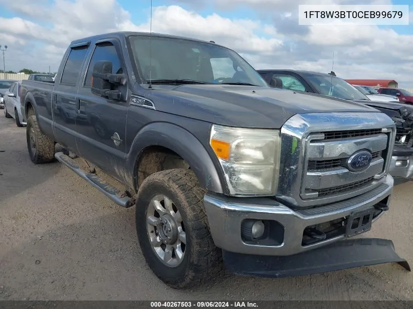 2012 Ford F-350 Lariat VIN: 1FT8W3BT0CEB99679 Lot: 40267503