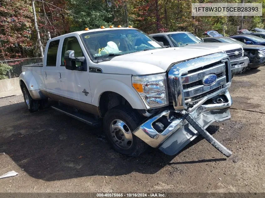 2012 Ford F-350 Lariat VIN: 1FT8W3DT5CEB28393 Lot: 40575865