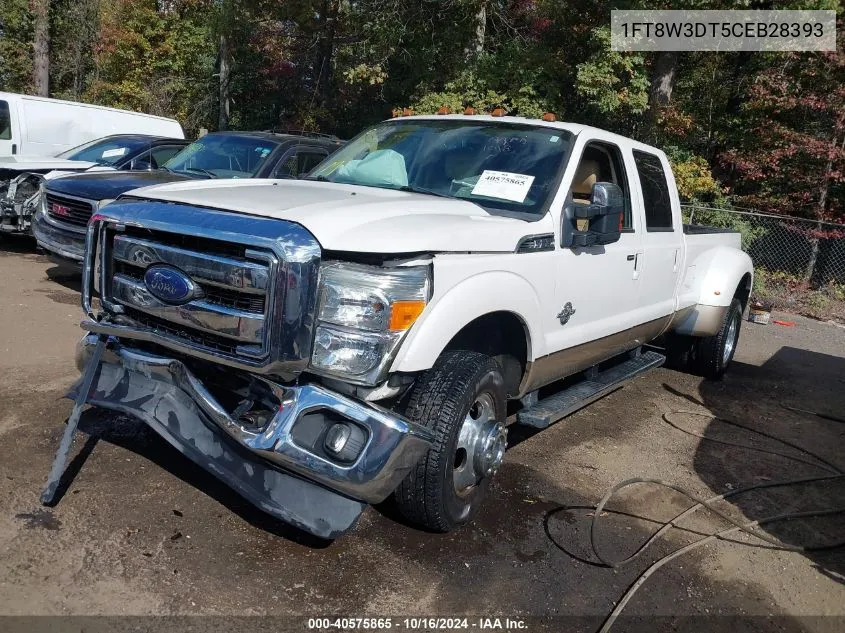 2012 Ford F-350 Lariat VIN: 1FT8W3DT5CEB28393 Lot: 40575865