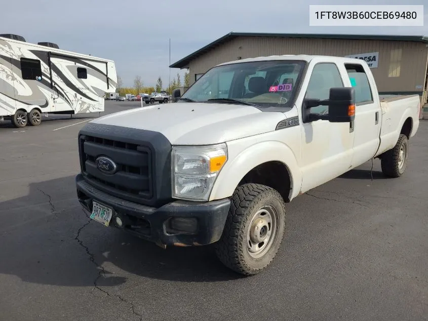 2012 Ford F350 Super Duty VIN: 1FT8W3B60CEB69480 Lot: 40596607