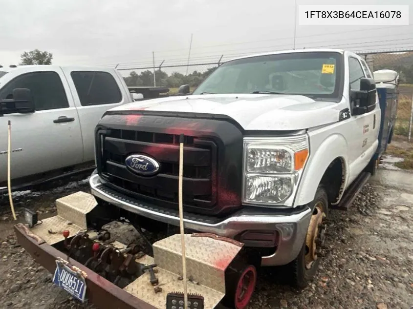 2012 Ford F-350 Xl VIN: 1FT8X3B64CEA16078 Lot: 40648987