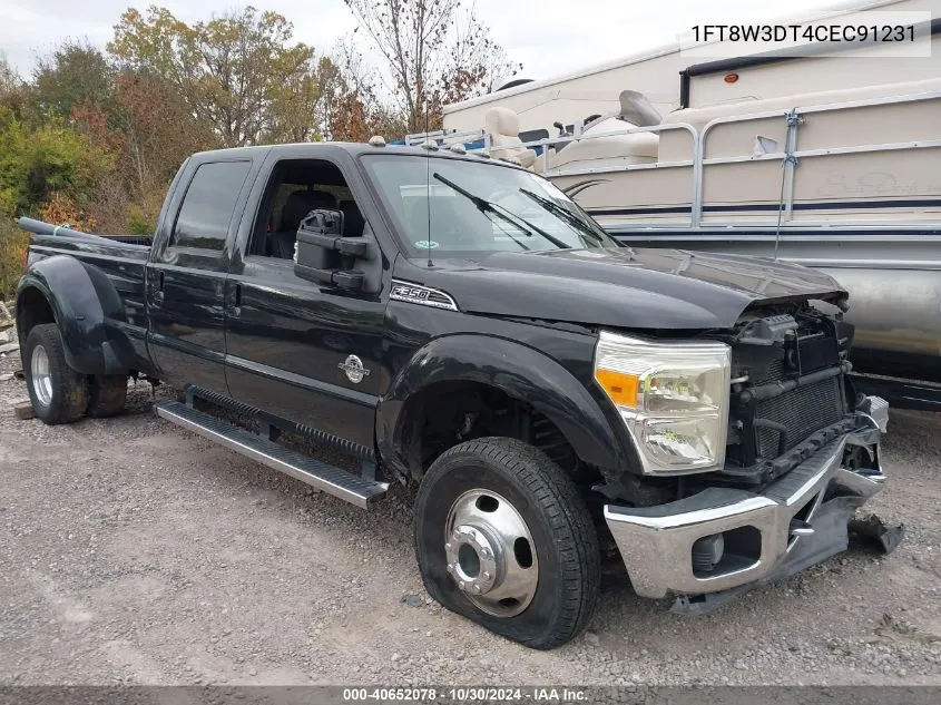 2012 Ford F-350 Lariat VIN: 1FT8W3DT4CEC91231 Lot: 40652078