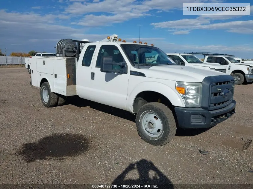 2012 Ford F-350 Xl VIN: 1FD8X3D69CEC35322 Lot: 40727730