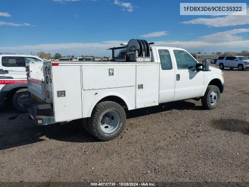 2012 Ford F-350 Xl VIN: 1FD8X3D69CEC35322 Lot: 40727730