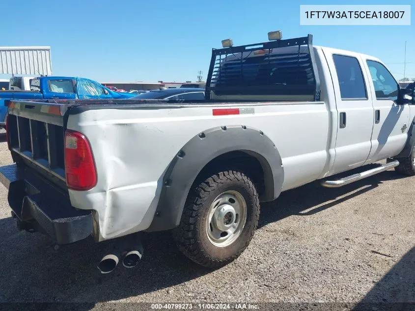 2012 Ford F-350 Xl VIN: 1FT7W3AT5CEA18007 Lot: 40799273