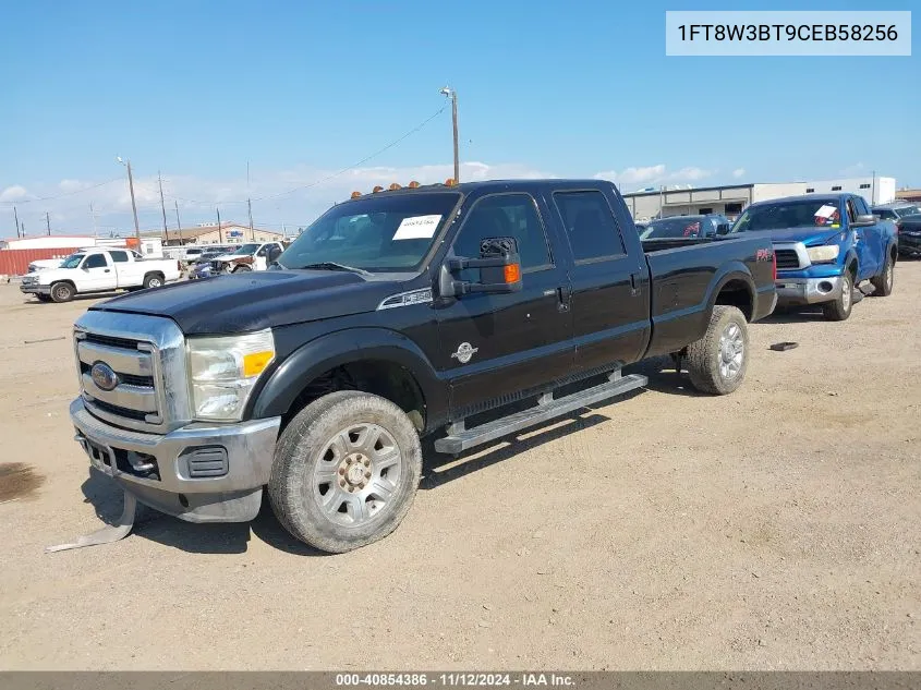 2012 Ford F-350 Lariat VIN: 1FT8W3BT9CEB58256 Lot: 40854386