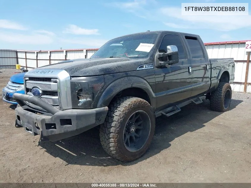 1FT8W3BTXDEB88108 2013 Ford F-350 Lariat