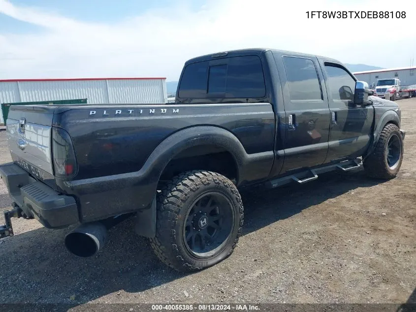 1FT8W3BTXDEB88108 2013 Ford F-350 Lariat