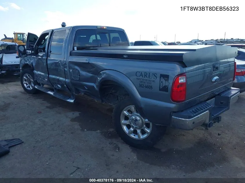 2013 Ford F-350 Lariat VIN: 1FT8W3BT8DEB56323 Lot: 40378176