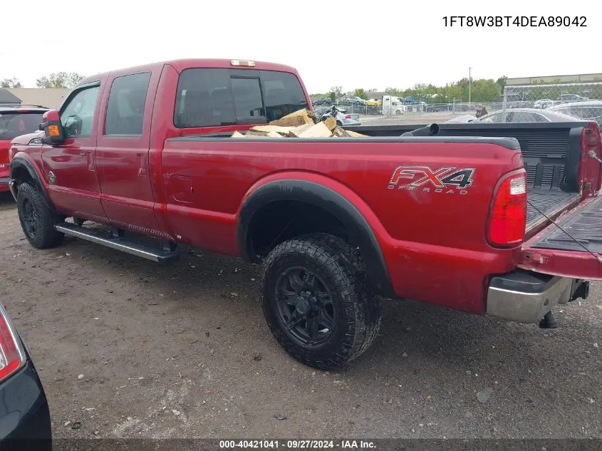 2013 Ford F-350 Lariat VIN: 1FT8W3BT4DEA89042 Lot: 40421041