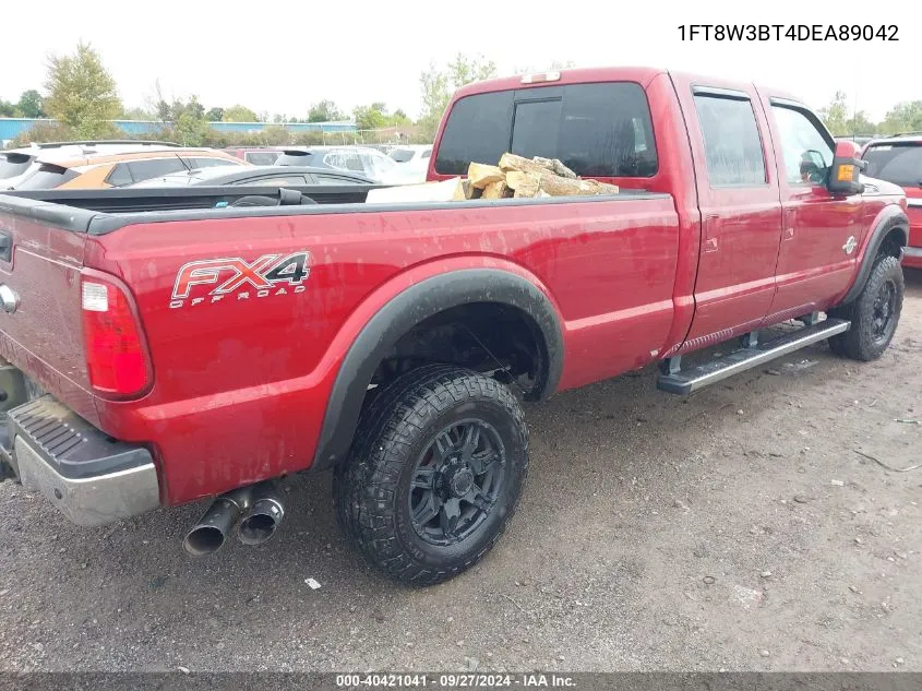 2013 Ford F-350 Lariat VIN: 1FT8W3BT4DEA89042 Lot: 40421041