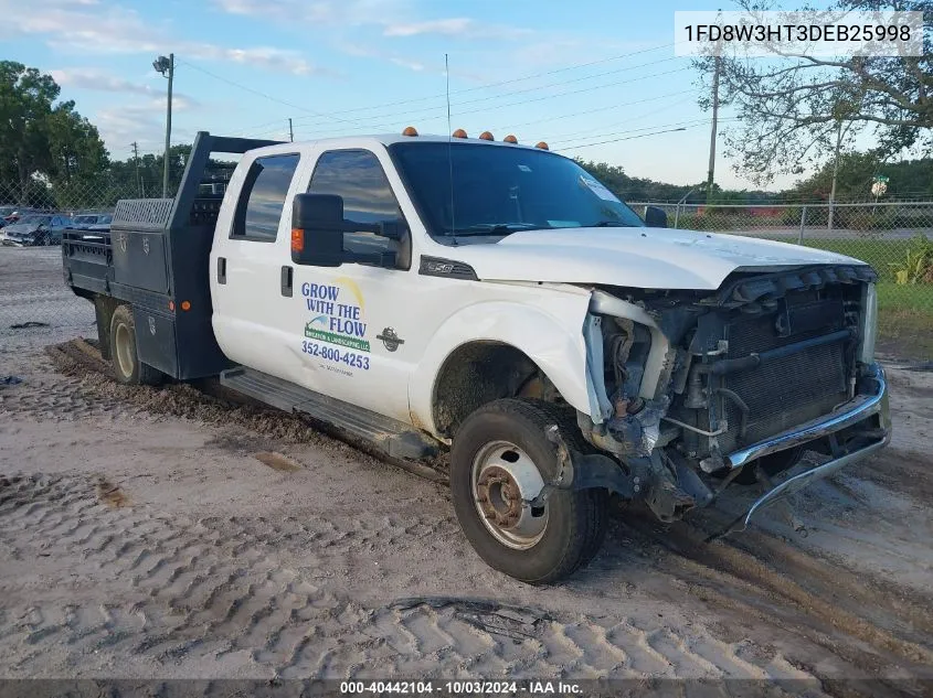 2013 Ford F-350 Chassis Xl VIN: 1FD8W3HT3DEB25998 Lot: 40442104