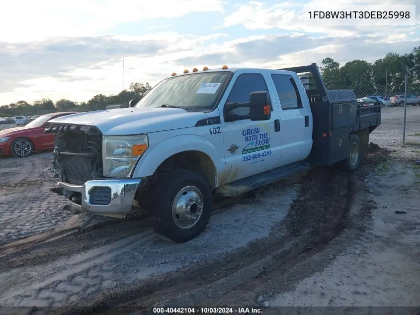 2013 Ford F-350 Chassis Xl VIN: 1FD8W3HT3DEB25998 Lot: 40442104