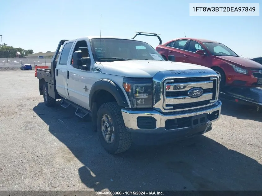 2013 Ford F-350 Xlt VIN: 1FT8W3BT2DEA97849 Lot: 40563366