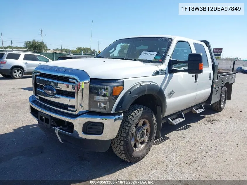 2013 Ford F-350 Xlt VIN: 1FT8W3BT2DEA97849 Lot: 40563366