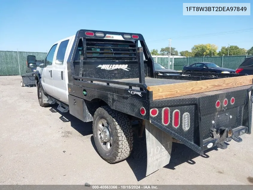 2013 Ford F-350 Xlt VIN: 1FT8W3BT2DEA97849 Lot: 40563366