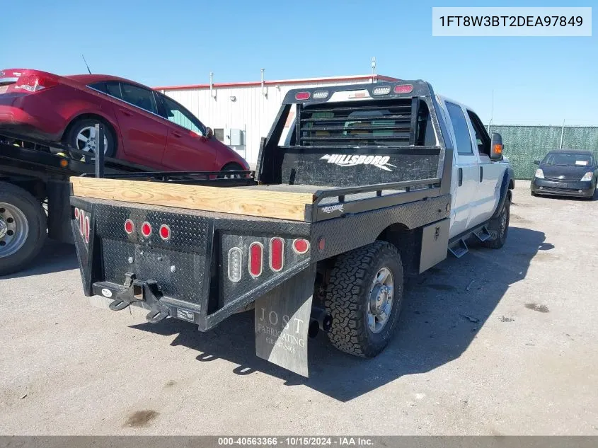 2013 Ford F-350 Xlt VIN: 1FT8W3BT2DEA97849 Lot: 40563366