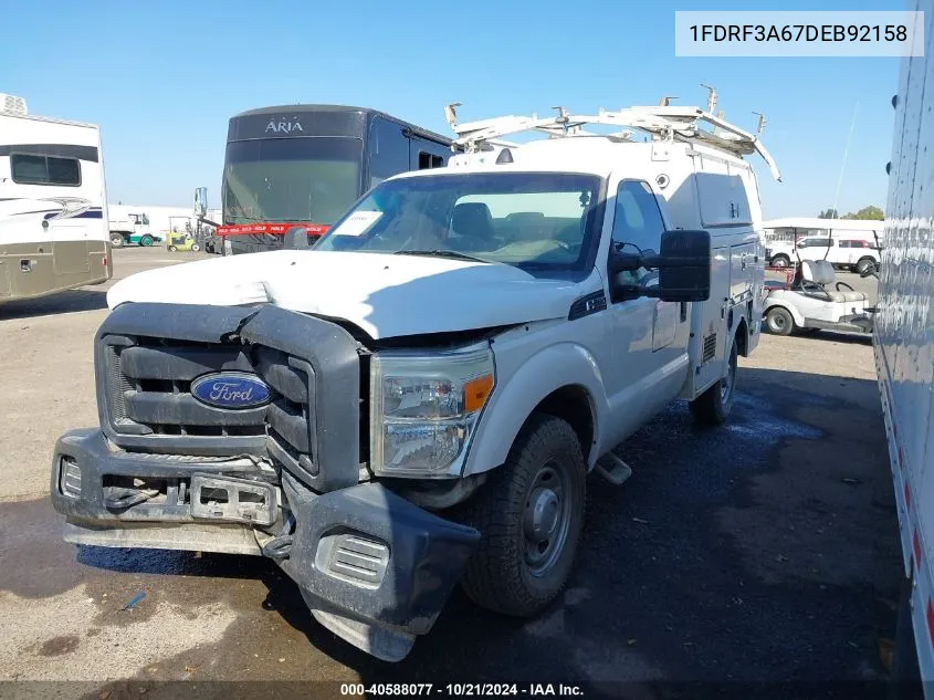 2013 Ford F-350 Xl VIN: 1FDRF3A67DEB92158 Lot: 40588077