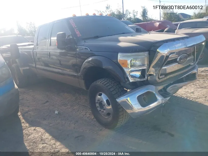 2013 Ford F-350 Lariat VIN: 1FT8W3DT8DEA60012 Lot: 40640804