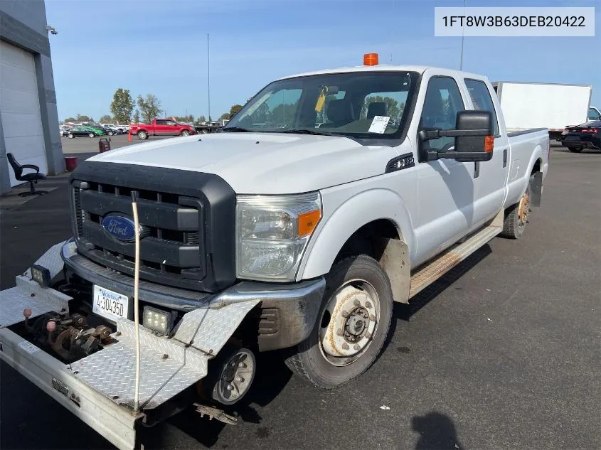 2013 Ford F-350 Xl VIN: 1FT8W3B63DEB20422 Lot: 40653635