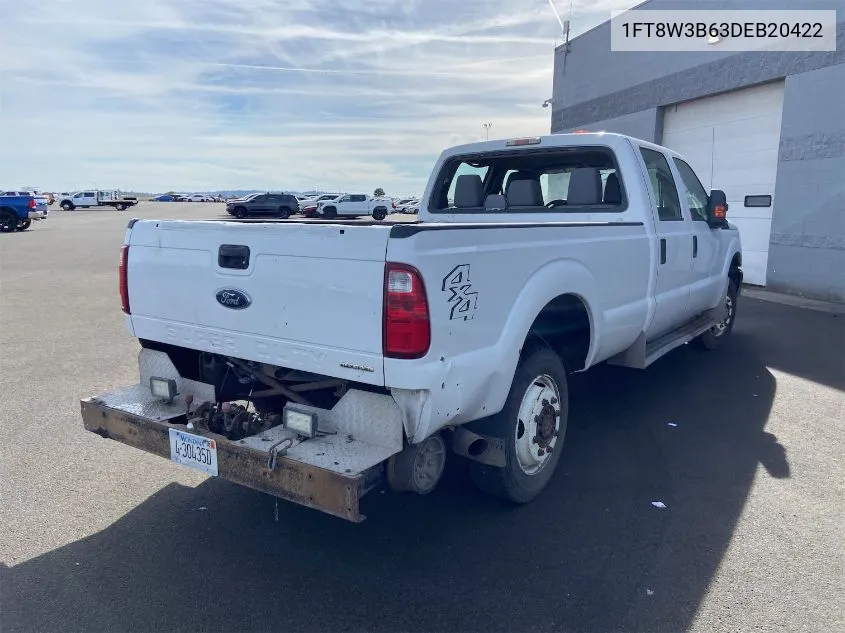 2013 Ford F-350 Xl VIN: 1FT8W3B63DEB20422 Lot: 40653635