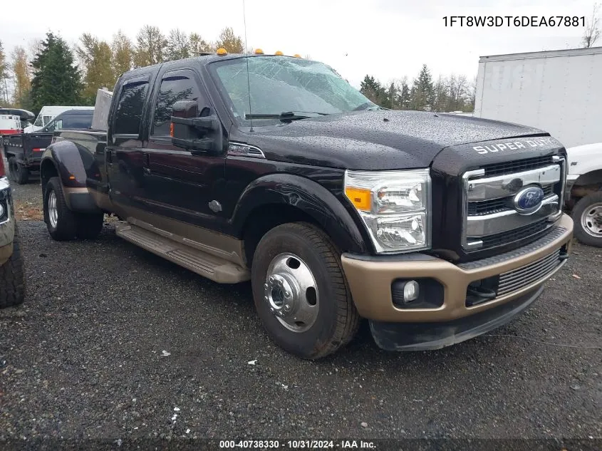 2013 Ford F-350 Lariat VIN: 1FT8W3DT6DEA67881 Lot: 40738330