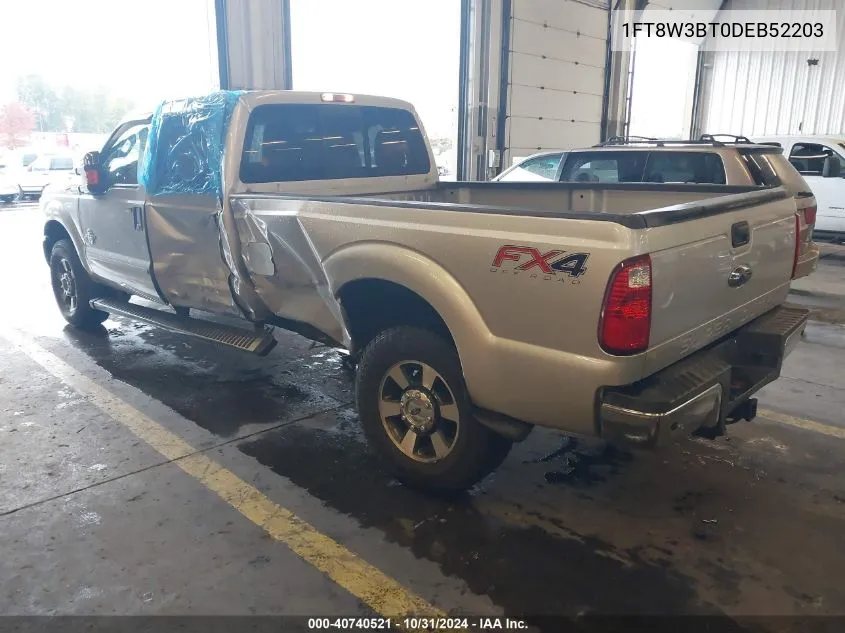 2013 Ford F-350 Lariat VIN: 1FT8W3BT0DEB52203 Lot: 40740521