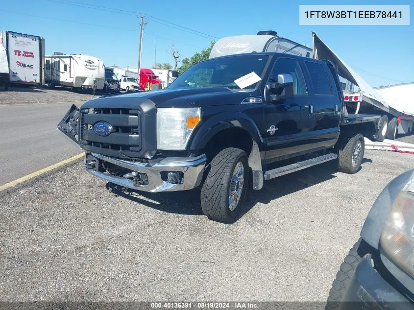 2014 Ford F-350 Lariat VIN: 1FT8W3BT1EEB78441 Lot: 40136391