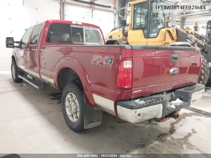 2014 Ford F-350 Lariat VIN: 1FT8W3BT4EEB25684 Lot: 40574063