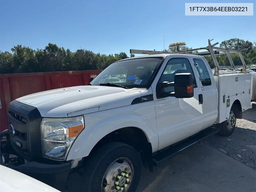 2014 Ford F-350 Xl VIN: 1FT7X3B64EEB03221 Lot: 40599669