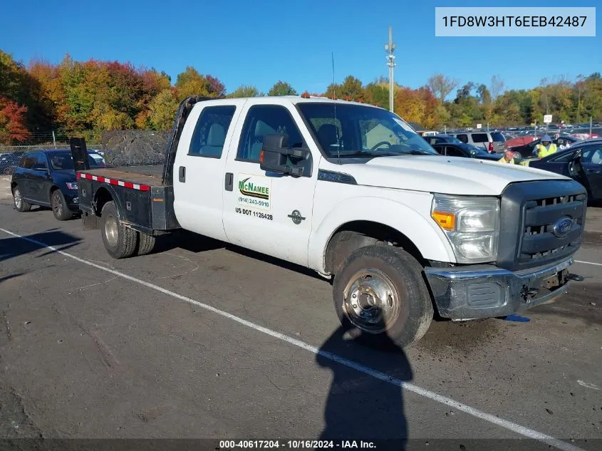 2014 Ford F-350 Chassis Xl VIN: 1FD8W3HT6EEB42487 Lot: 40617204