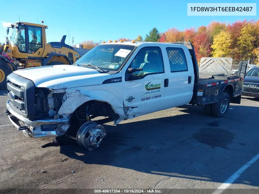 2014 Ford F-350 Chassis Xl VIN: 1FD8W3HT6EEB42487 Lot: 40617204