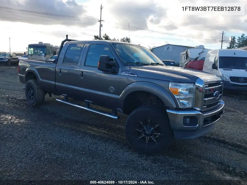 2014 Ford F-350 Lariat VIN: 1FT8W3BT7EEB12878 Lot: 40624859