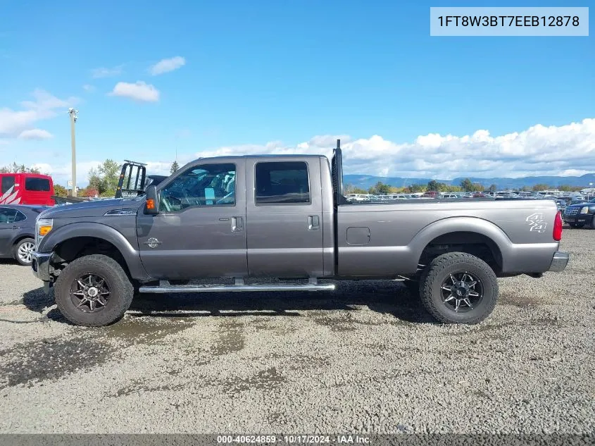 2014 Ford F-350 Lariat VIN: 1FT8W3BT7EEB12878 Lot: 40624859