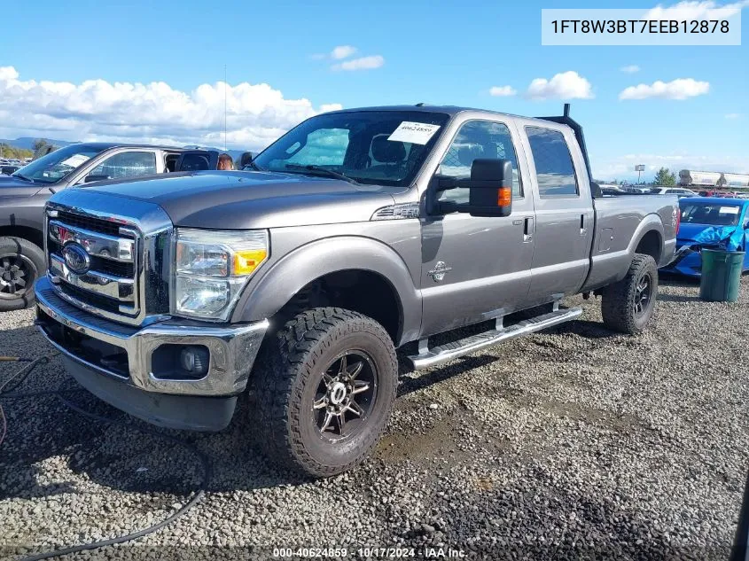 2014 Ford F-350 Lariat VIN: 1FT8W3BT7EEB12878 Lot: 40624859