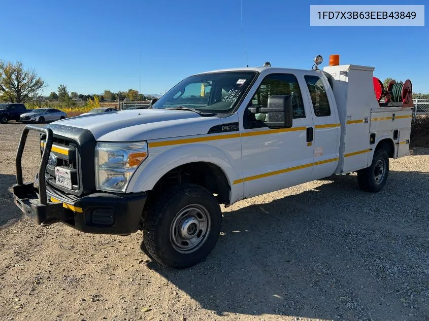 2014 Ford F-350 Xl VIN: 1FD7X3B63EEB43849 Lot: 40655847