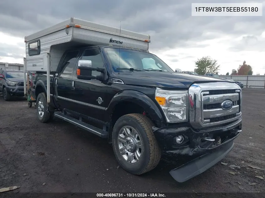 2014 Ford F-350 Lariat VIN: 1FT8W3BT5EEB55180 Lot: 40696731