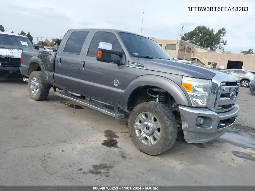 1FT8W3BT6EEA48283 2014 Ford F-350 Lariat