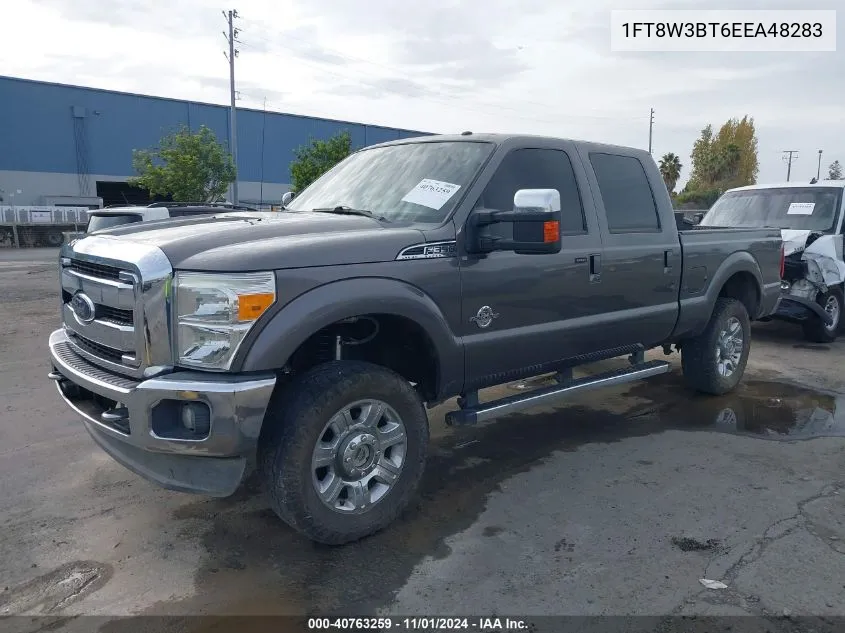 1FT8W3BT6EEA48283 2014 Ford F-350 Lariat