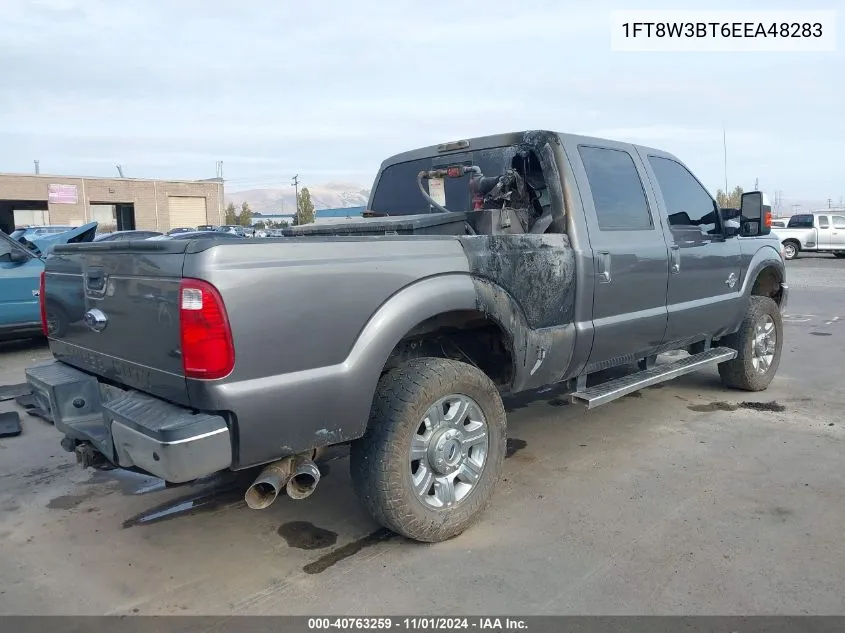 1FT8W3BT6EEA48283 2014 Ford F-350 Lariat