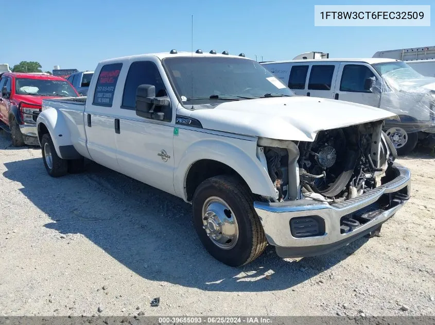 2015 Ford F-350 Xl VIN: 1FT8W3CT6FEC32509 Lot: 39655093