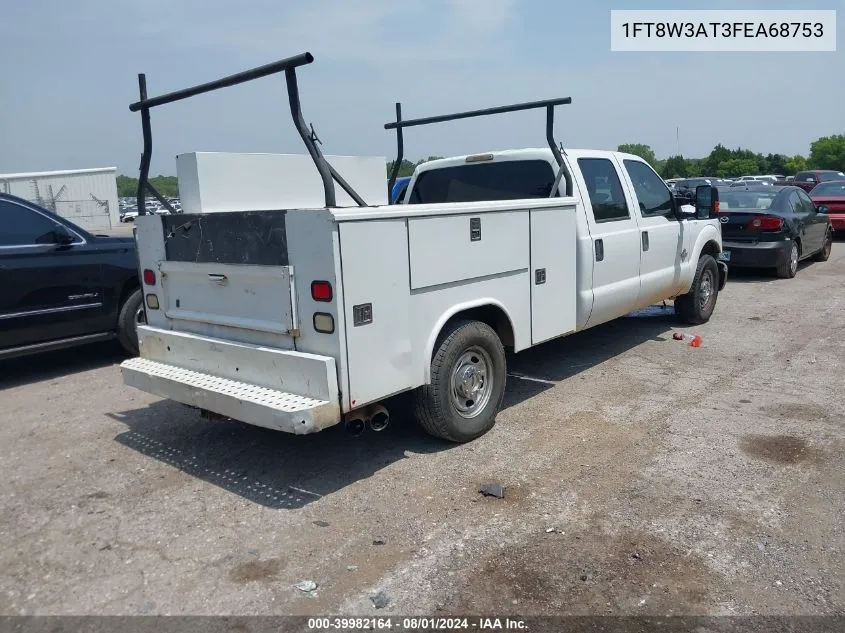 2015 Ford F-350 Xl VIN: 1FT8W3AT3FEA68753 Lot: 39982164