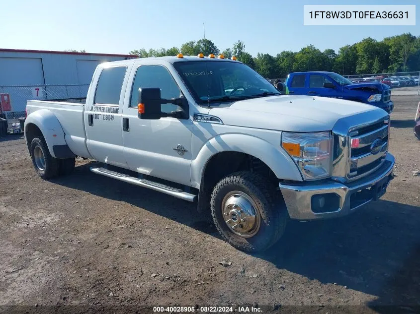 2015 Ford F-350 Xlt VIN: 1FT8W3DT0FEA36631 Lot: 40028905