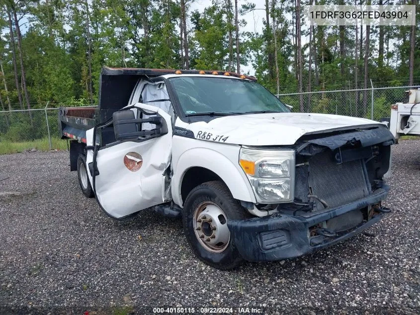 2015 Ford F-350 Chassis Xl VIN: 1FDRF3G62FED43904 Lot: 40150115