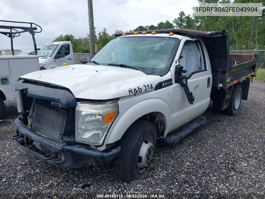 2015 Ford F-350 Chassis Xl VIN: 1FDRF3G62FED43904 Lot: 40150115