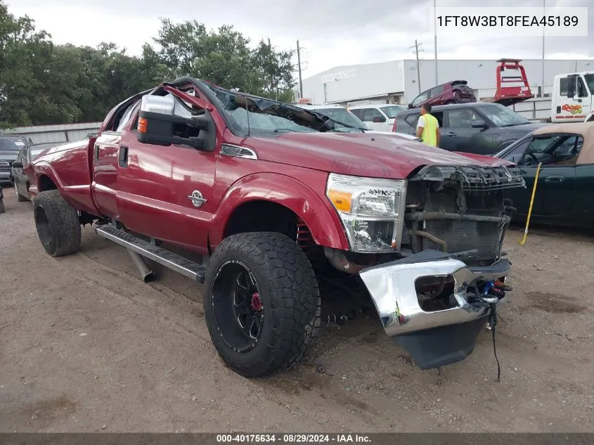 1FT8W3BT8FEA45189 2015 Ford F-350 Xlt